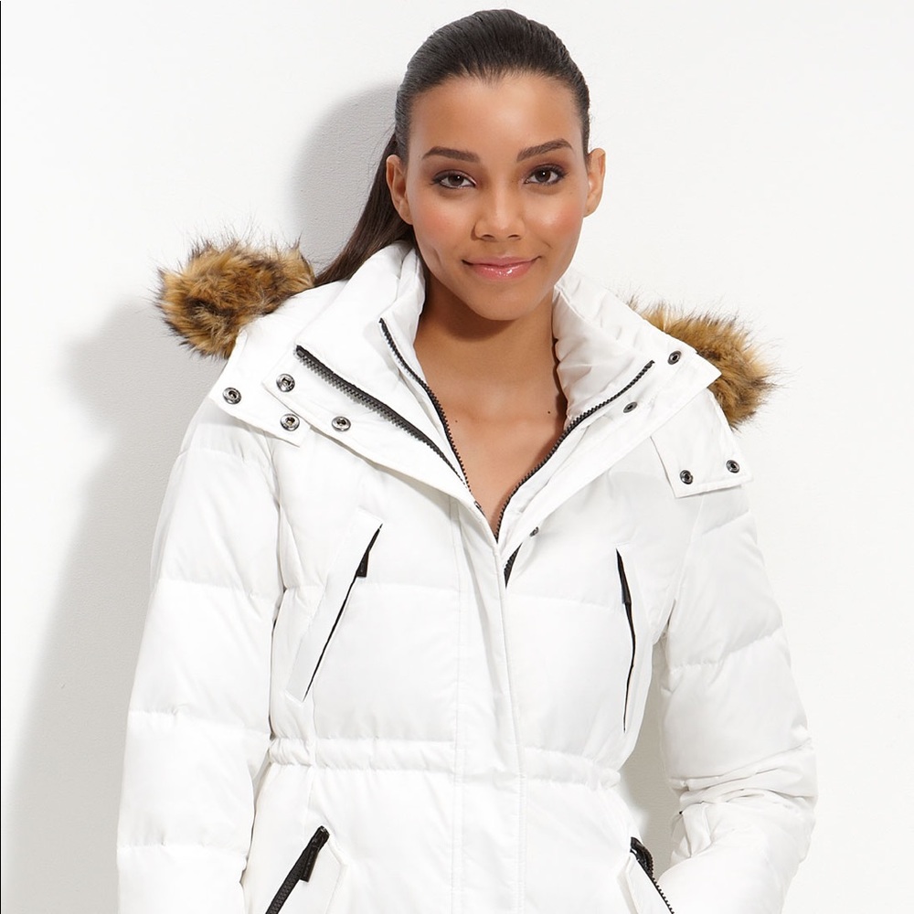 Michael Kors quilted down anorak